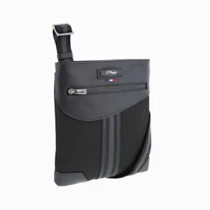 Complementos^Joyería Suiza Bolso bandolera para caballero de St Dupont en piel y textil