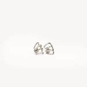 Pendientes^Joyería Suiza Pendientes de 4 aritos de oro blanco con brillantes_646-5756B-030