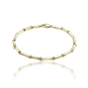 Pulseras^Joyería Suiza Pulsera de Chimento de la colección Bamboo Classic realizada en oro amarillo
