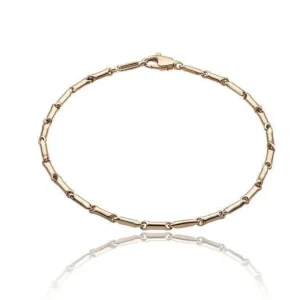 Pulseras^Joyería Suiza Pulsera de Chimento de la colección Bamboo Classic realizada en oro rosa