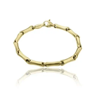 Pulseras^Joyería Suiza Pulsera de Chimento de la colección Bamboo Classic realizada en oro amarillo