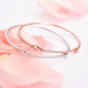 Pulseras^Joyería Suiza Pulsera de oro blanco con brillantes