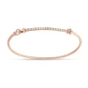 Pulseras^Joyería Suiza Pulsera de oro rosa y brillantes