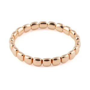Pulseras^Joyería Suiza Pulsera elastica en oro rosa