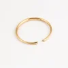 Pulseras^Joyería Suiza Pulsera rígida y abierta en oro rosa