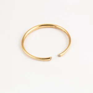 Pulseras^Joyería Suiza Pulsera rígida y abierta en oro rosa