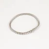 Pulseras^Joyería Suiza Pulsera riviere de oro blanco con brillantes