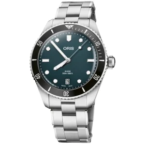 Oris^Oris Reloj Divers Date con esfera azul