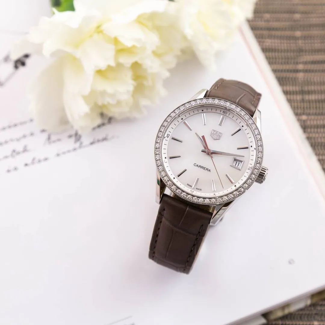 Tag Heuer^Joyería Suiza Reloj Tag Heuer Carrera Lady con diamantes
