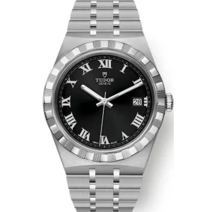 Tudor^Tudor Reloj Royal de 38mm con esfera negra y romanos