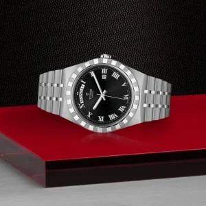 Tudor^Tudor Reloj Royal de 41mm en acero con esfera negra
