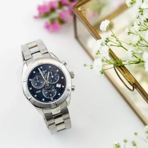 Tissot^Joyería Suiza tissot-pr-100-sport-chic-crono-azul-i虂ndices-diamantes-t1019171104600
